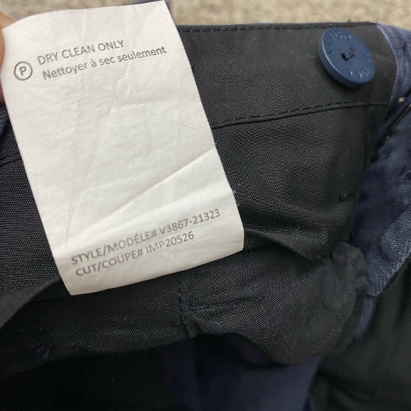 VINCE Linen Lyocell Cotton Blend Washed Faded Blue Trouser Casual Cropped Pant 4 - Picture 9 of 14